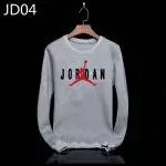 air jordan pulls manche longue col rond jordan big gray jd04